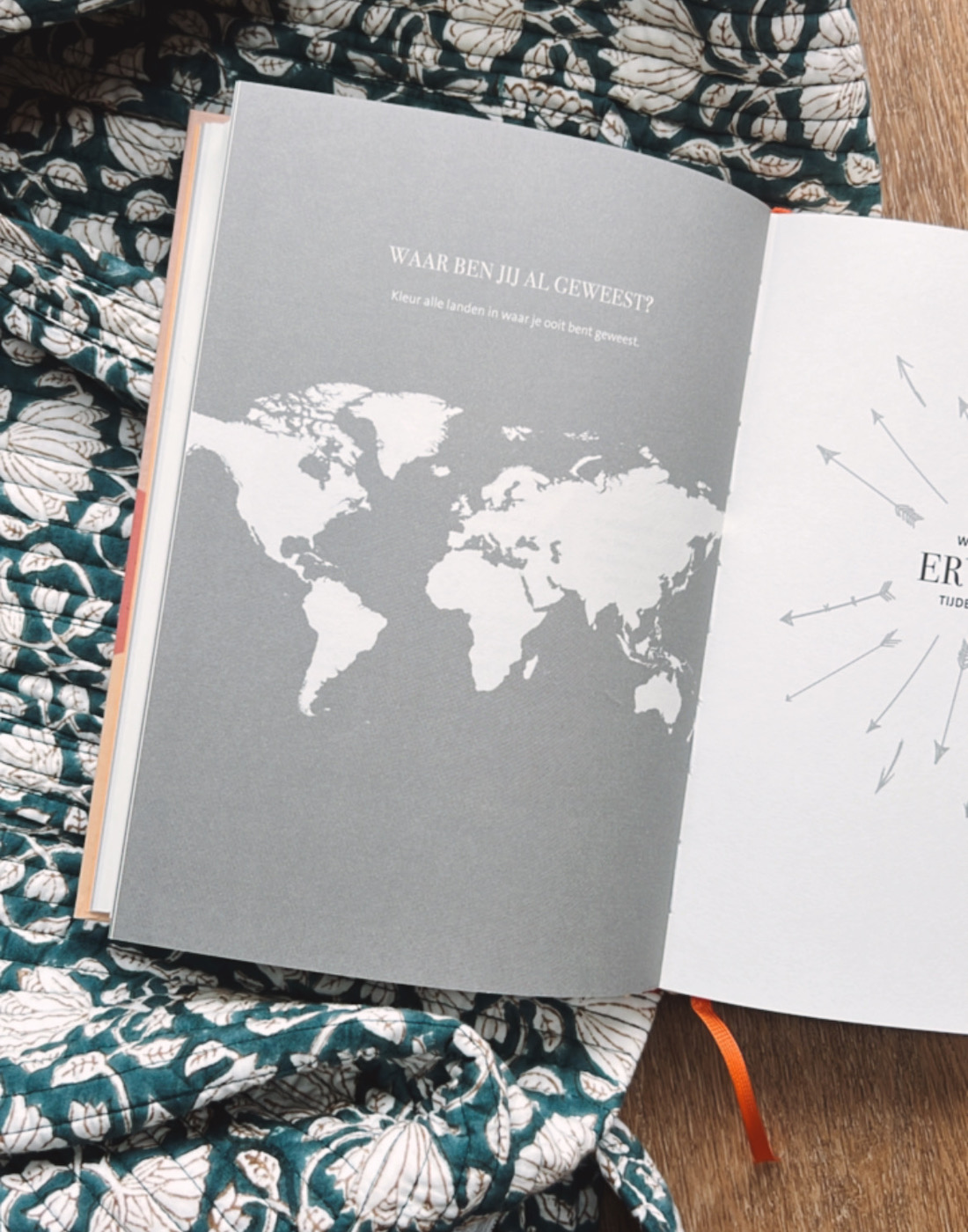 reisdagboek wearetravellers wereldkaart