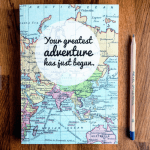 Reisdagboek wereldkaart greatest adventure