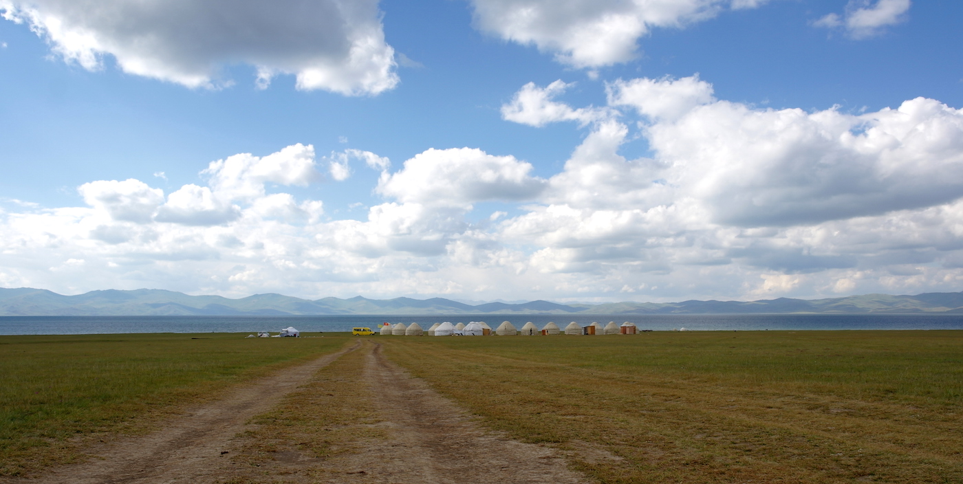Reizen door Kirgizië Song Kul yurts
