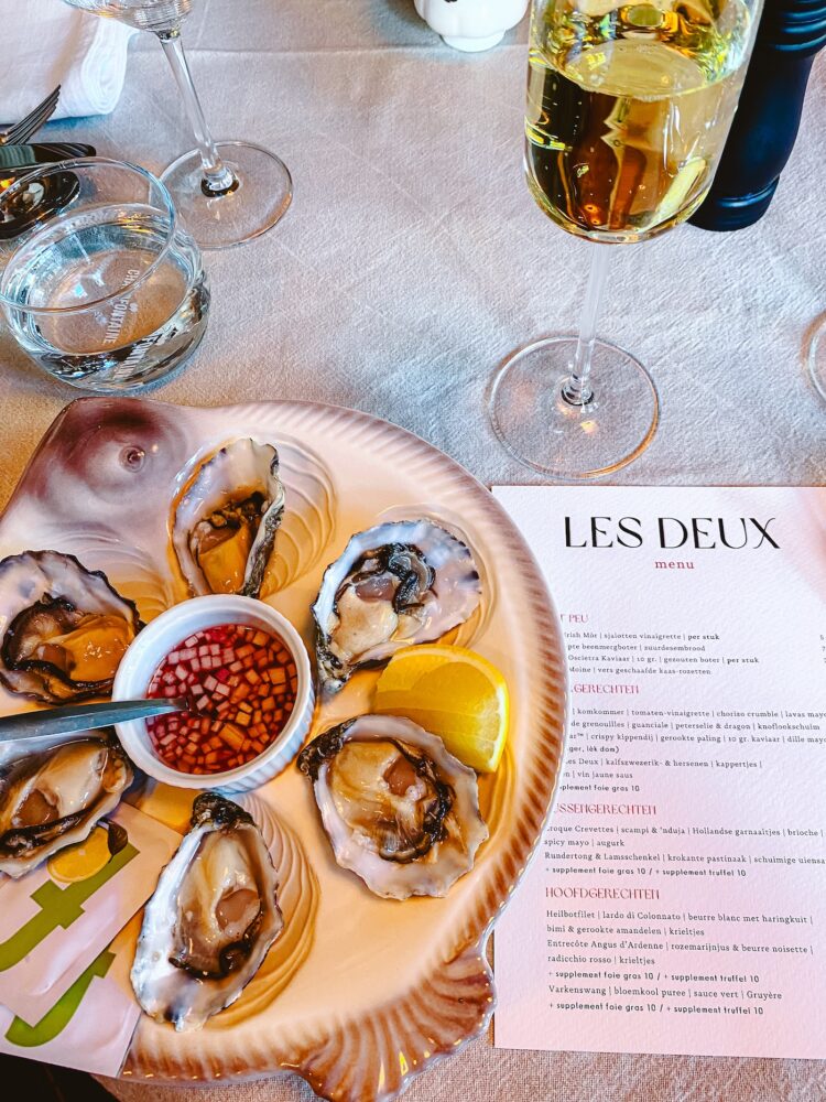 Restaurants Maastricht, oesters bij les Deux