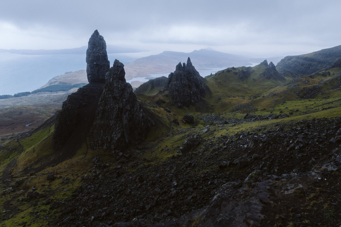 Roadtrip schotland kamperen Old man of Storr