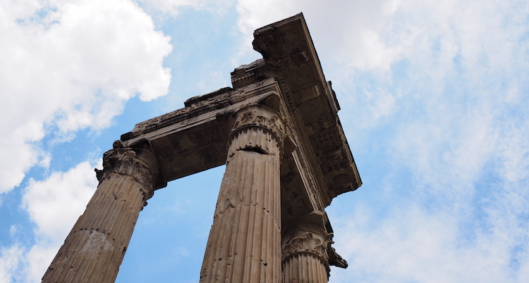 rome joodse wijk ruines