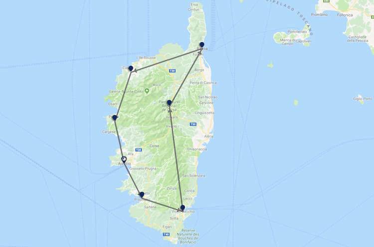 Doodskaak richting aan de andere kant, Rondreis Corsica: Tips & een ultieme route! | WeAreTravellers