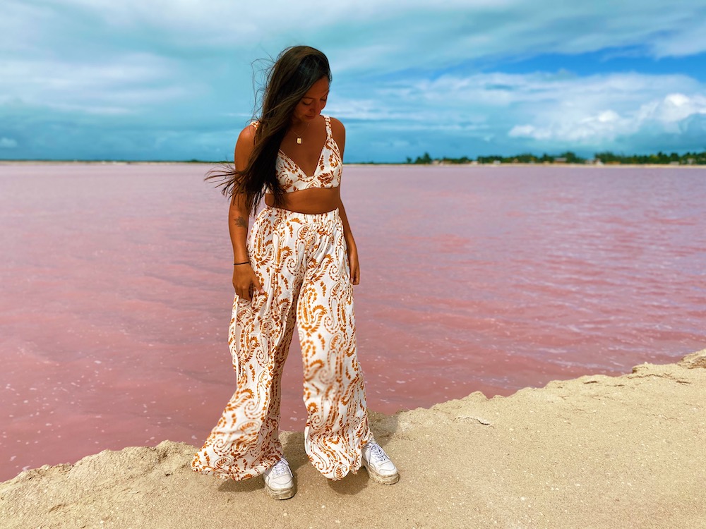 rondreis mexico yucatan roze meer