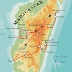 Route madagascar reizen naar madagascar