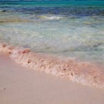 Roze zand bij balos beach kreta