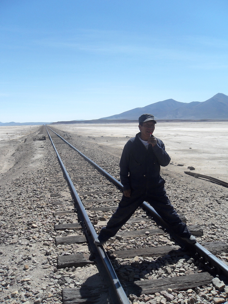 Salar de Uyuni trein bolivia 10 Iris Timmermans