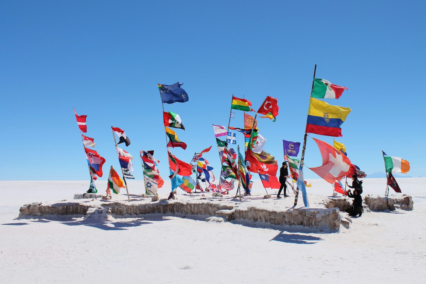Salar de Uyuni zoutvlakte bolivia