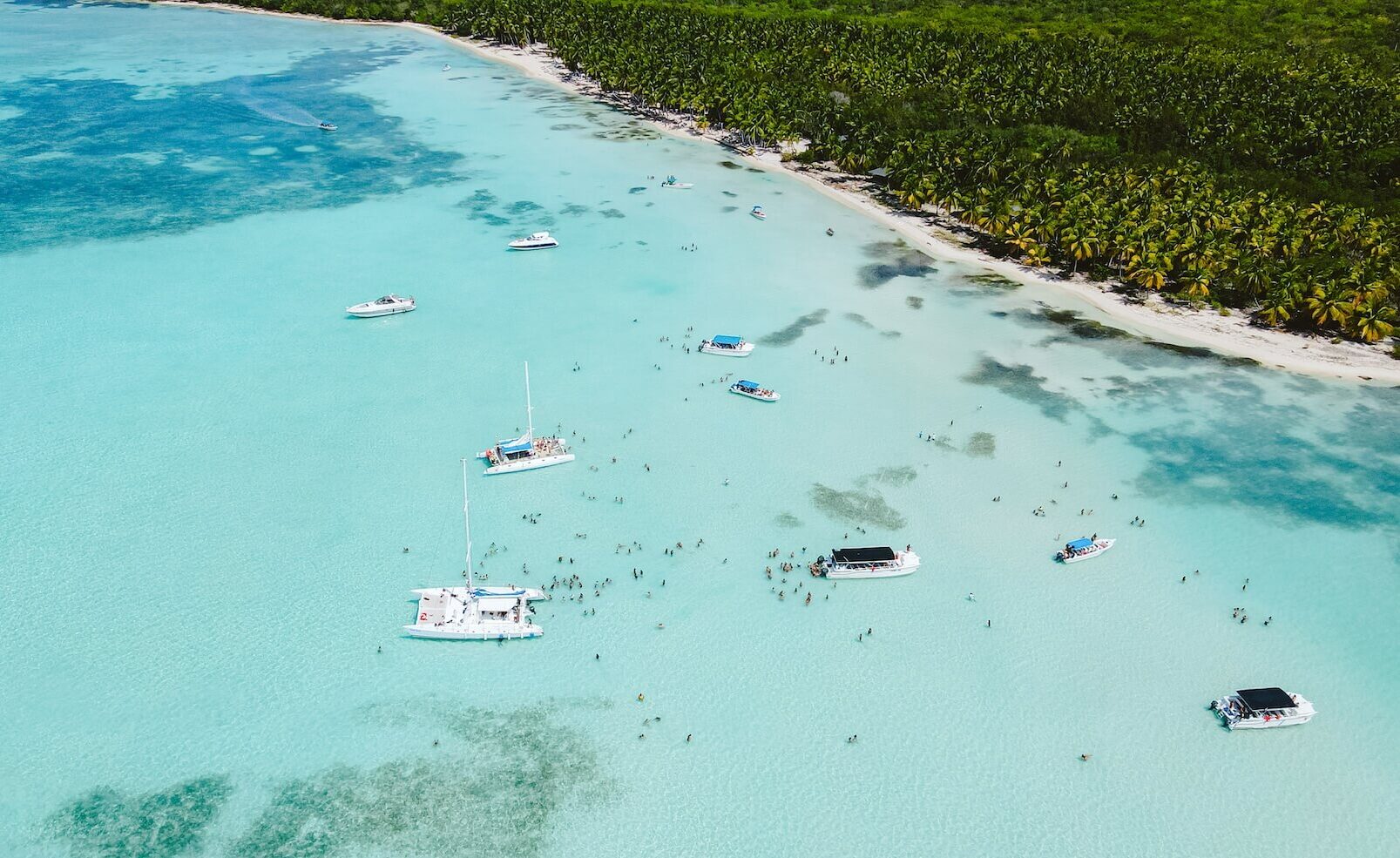 Saona Island strand Dominicaanse Republiek