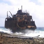 Scheepswrak op klein curacao