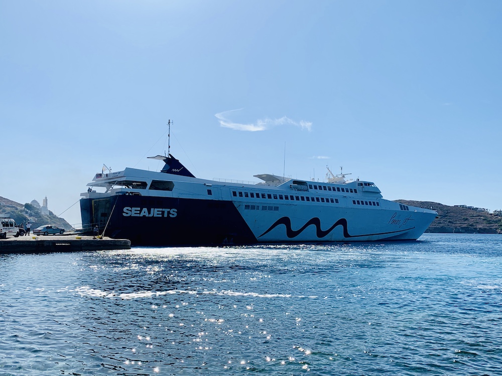 Eilandhoppen Cycladen met Seajet Ferry's