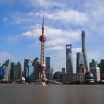 Shanghai skyline china