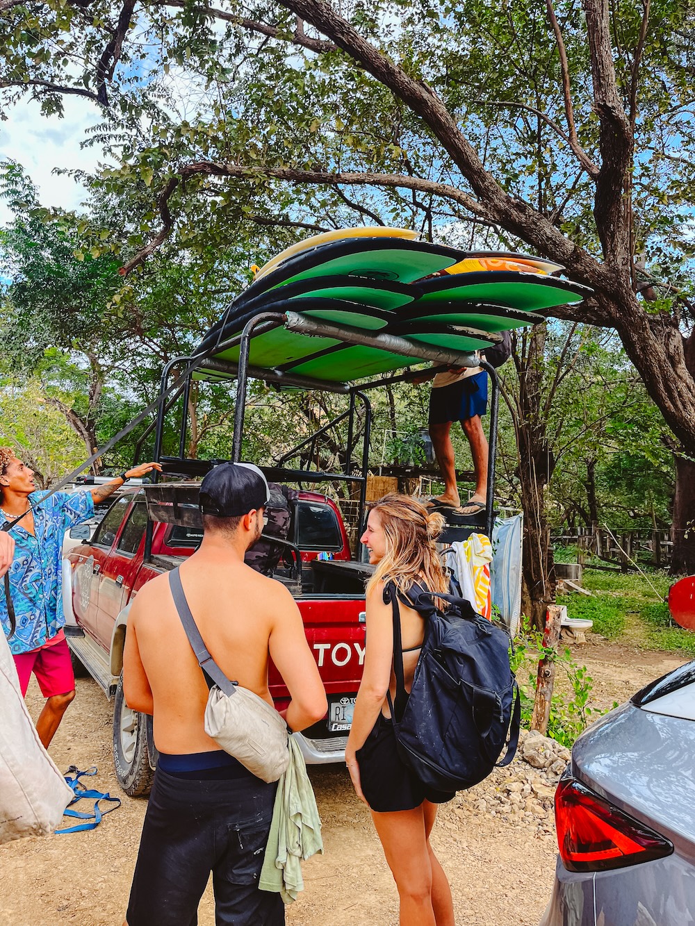 Shuttle met surfen, San Juan Del Sur