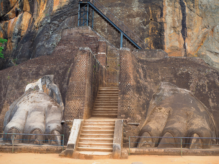 Sigiriya rock leeuwenrots sri lanka