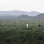 Uitzicht vanaf sigiriya sri lanka