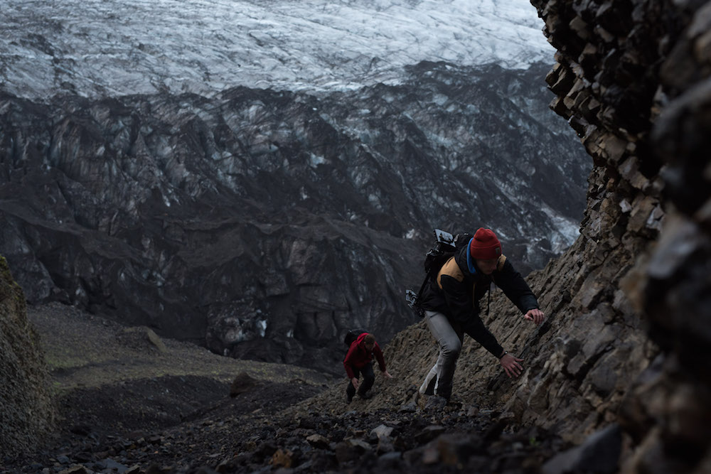 Skaftafell, een uitloper van de Vatnajökull gletsjer ijsland