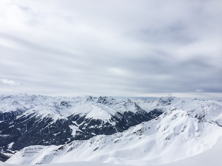 Skien in skigebied montafon