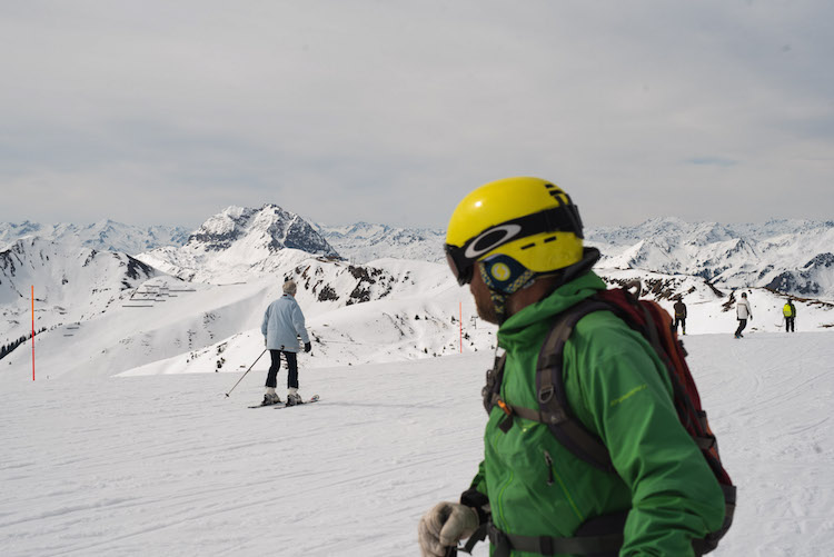 Skien kitzbuheler alpen oostenrijk