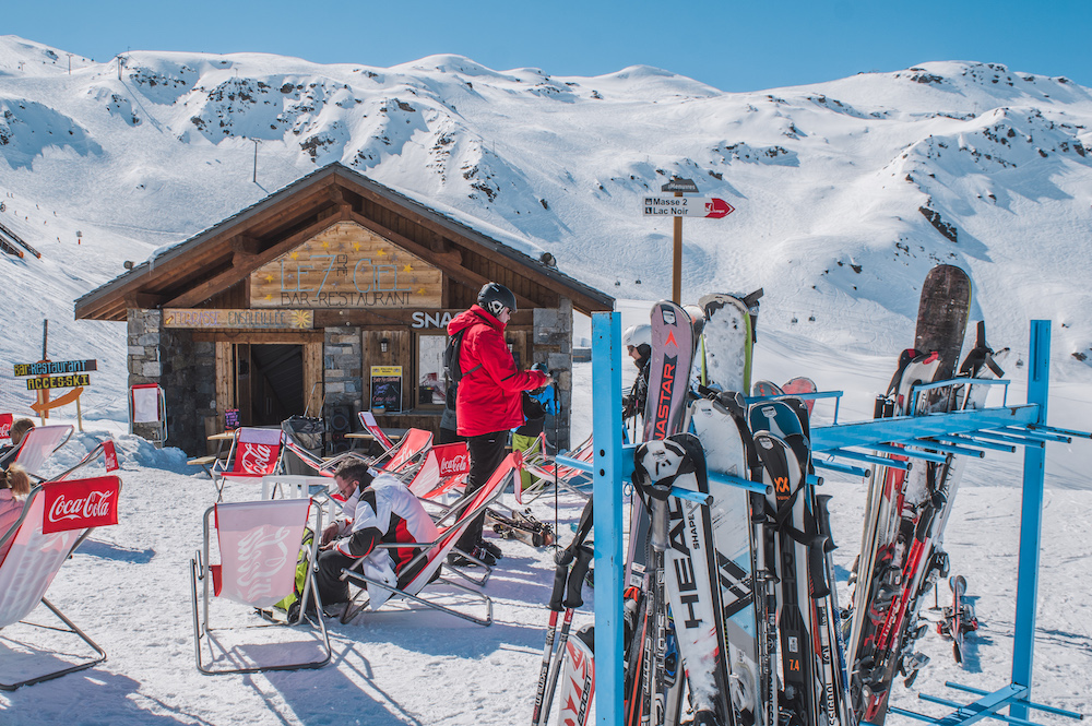 Skien wintersporten les menuires