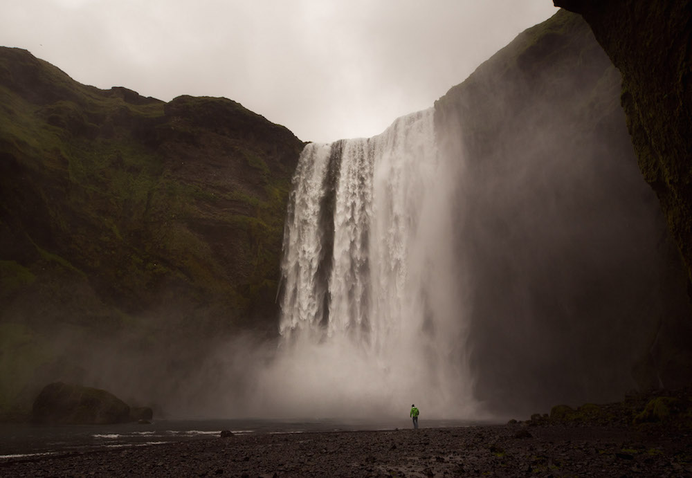 Skógafoss waterval ijsland