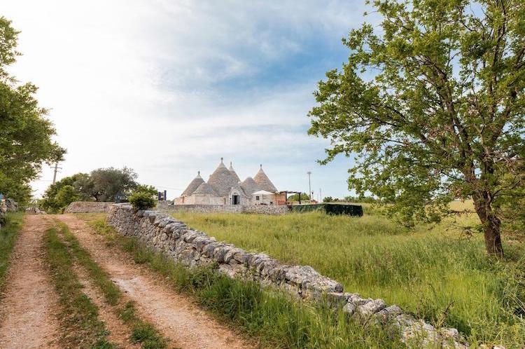 Slapen in Trulli Puglia Trullo Sull'Aia
