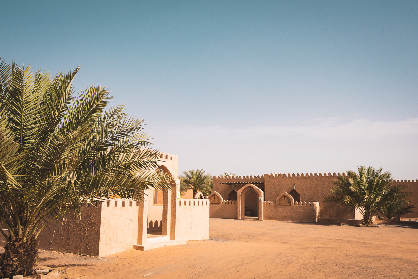 Slapen in de woestijn Oman_