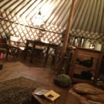 Slapen in een yurt op Texel