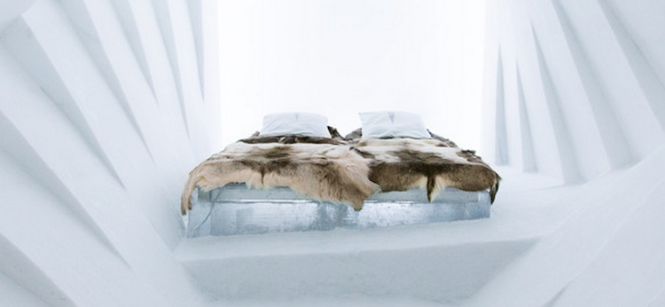 slapen ice hotel zweden