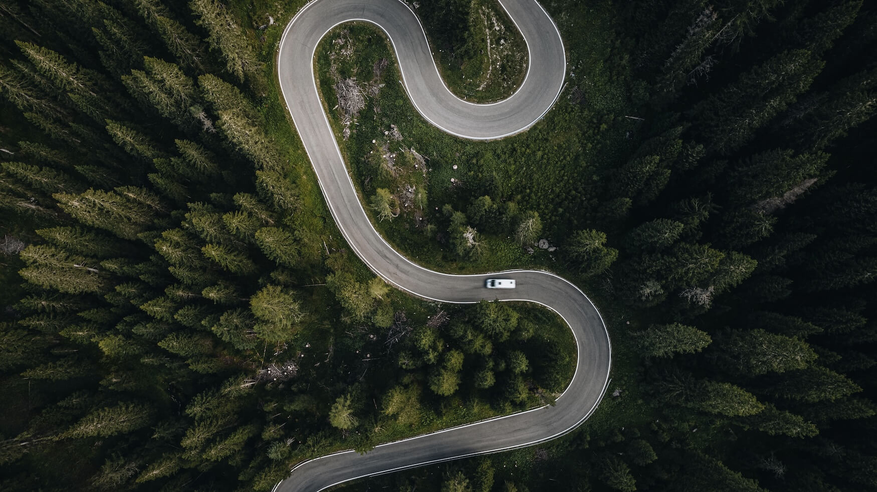 Slingerende weg, Dolomieten