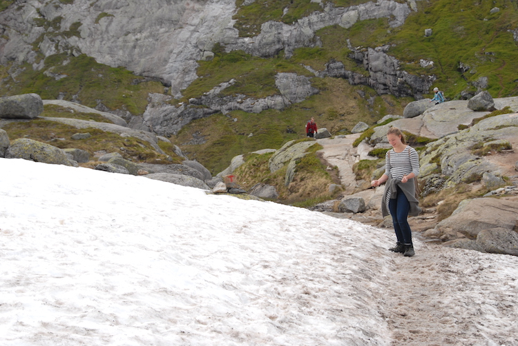 Sneeuw Kjeragbolten Boulder