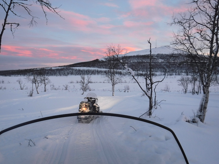 Sneeuwtocht lapland