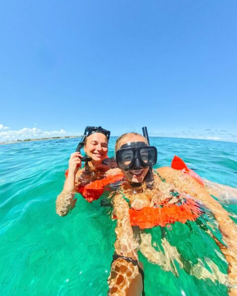 Snorkelen in het water, Punta Cana
