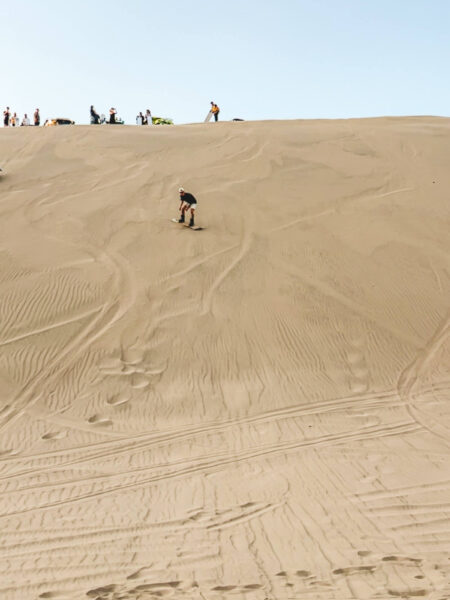 Snowboarden van duinen, Huacachina