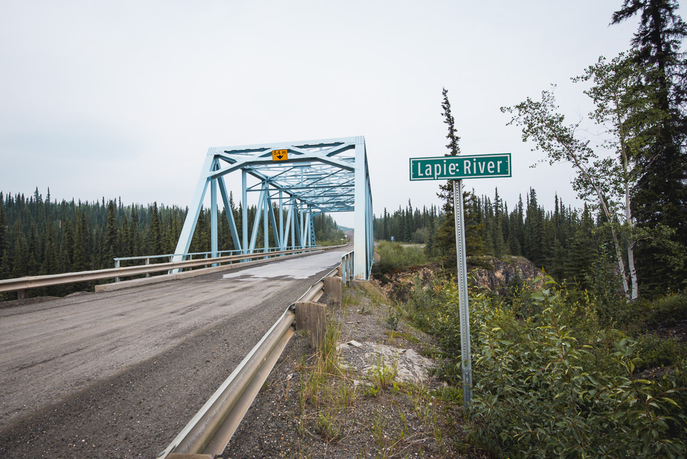 South Canol Road Yukon Lapie River