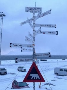 Spitsbergen bewegwijzering centrum