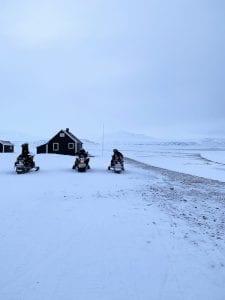 Spitsbergen met sneeuwscooter