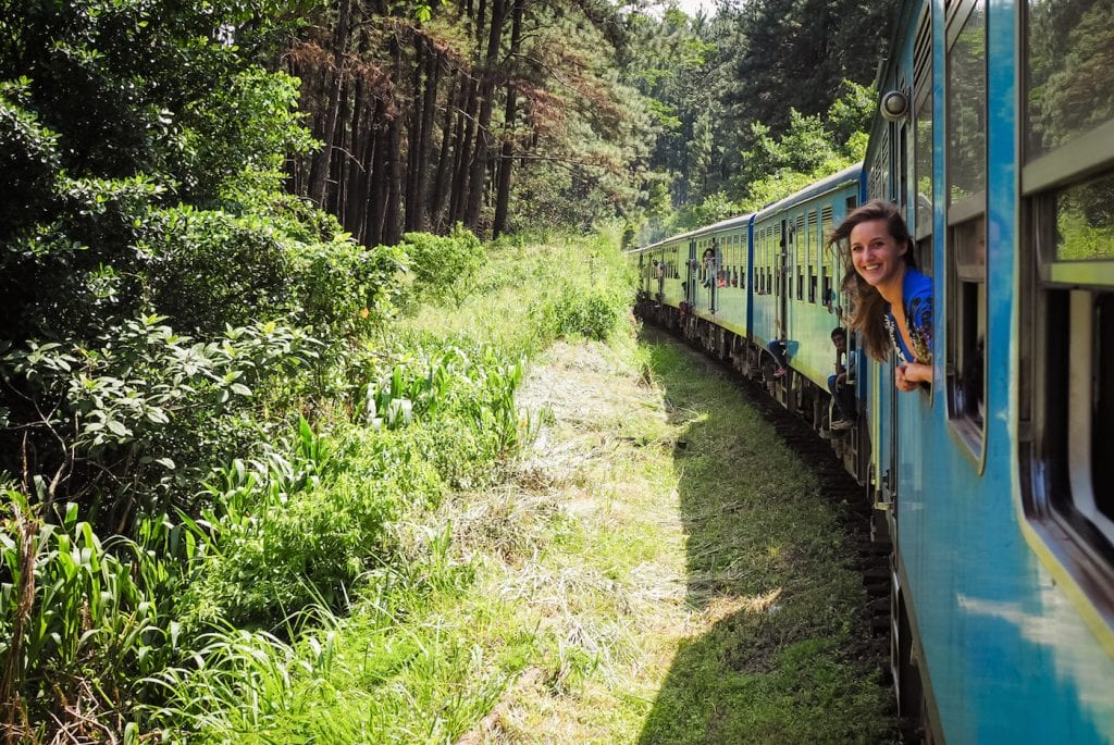 Sri Lanka trein Kandy