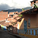 Stadje centrum Guatape colombia