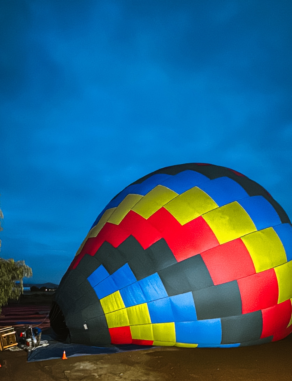 Start ballonvaart Teotihuacán