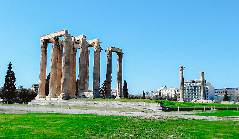 Stedentrip Athene Poort van Hadrianus en het Olympieion