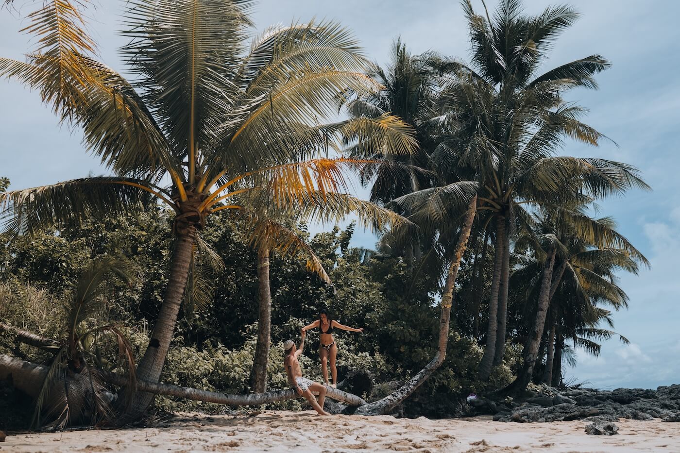 Stel op het strand, El Nido