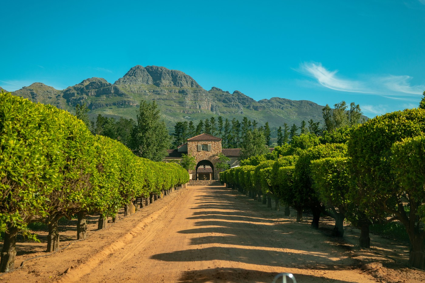 Stellenbosch zuid afrika reisroute