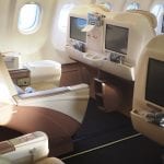 Stoelen business class Turkish Airlines