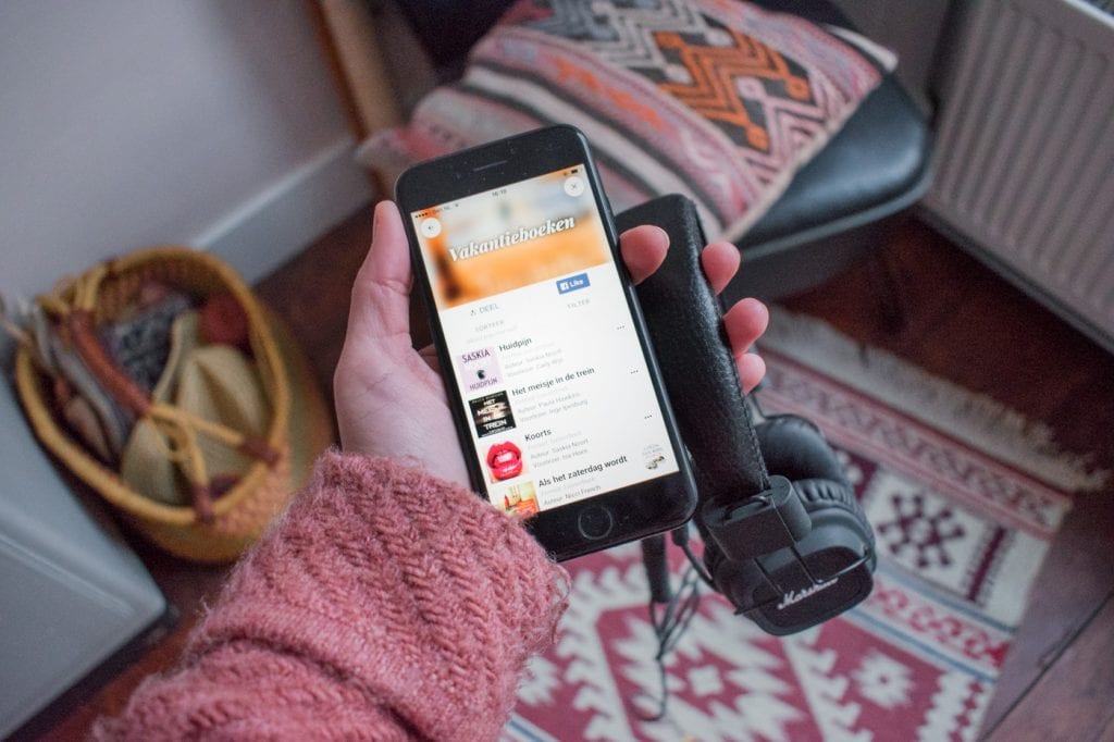 Storytel app reis boeken luisteren