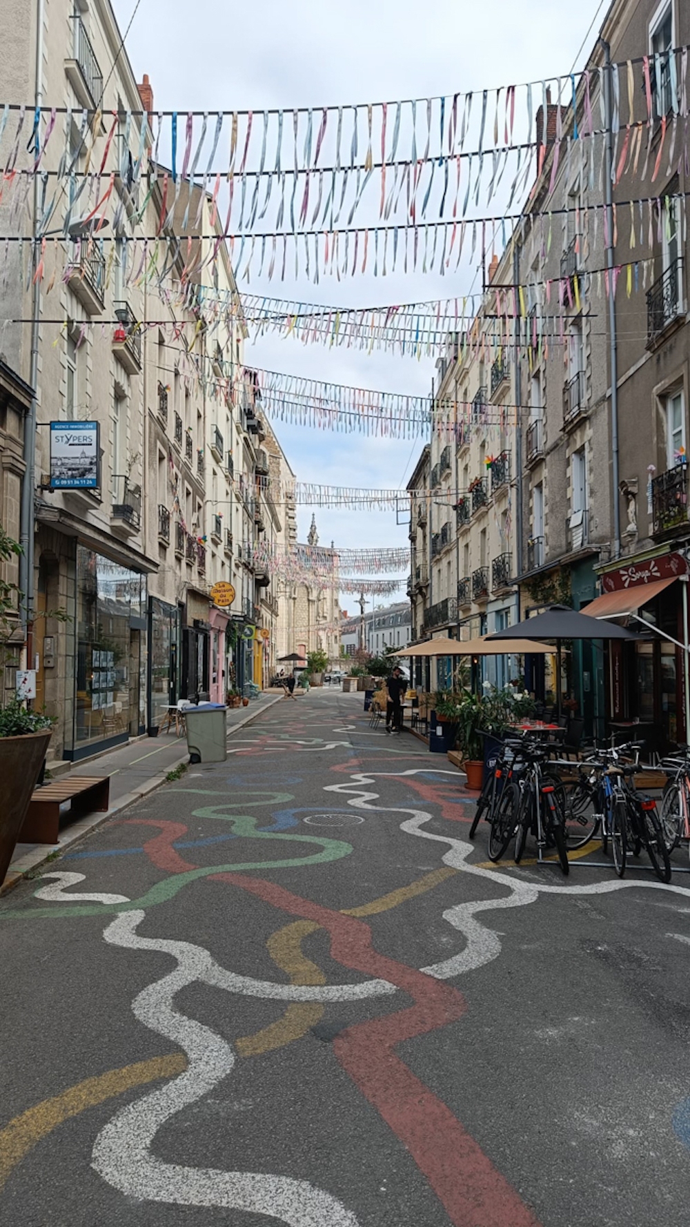 Straat in Nantes