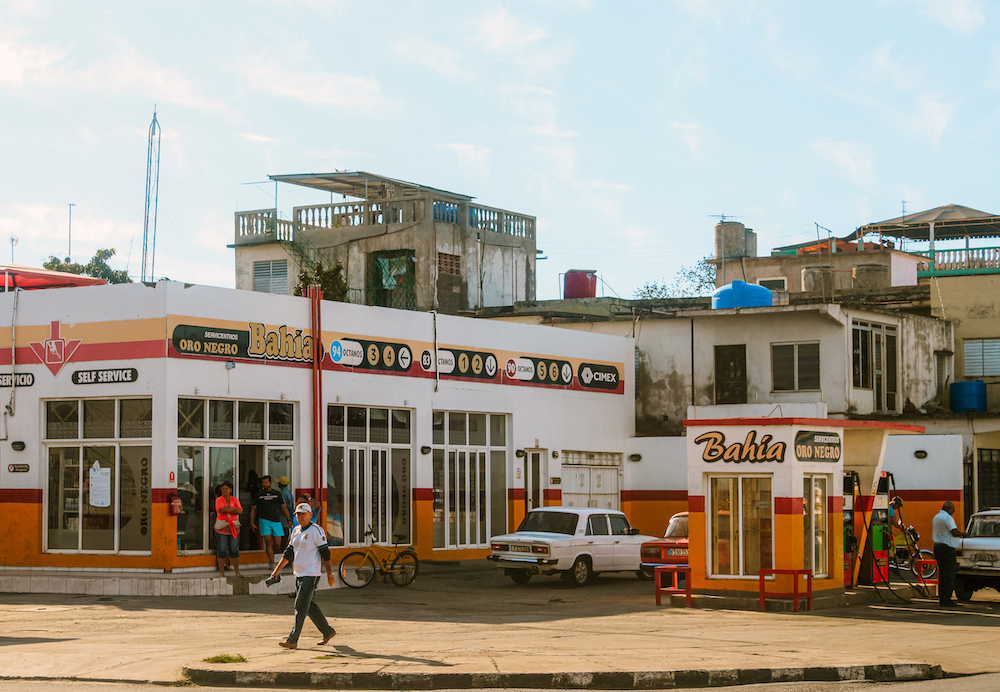 Straatbeeld Cienfuegos