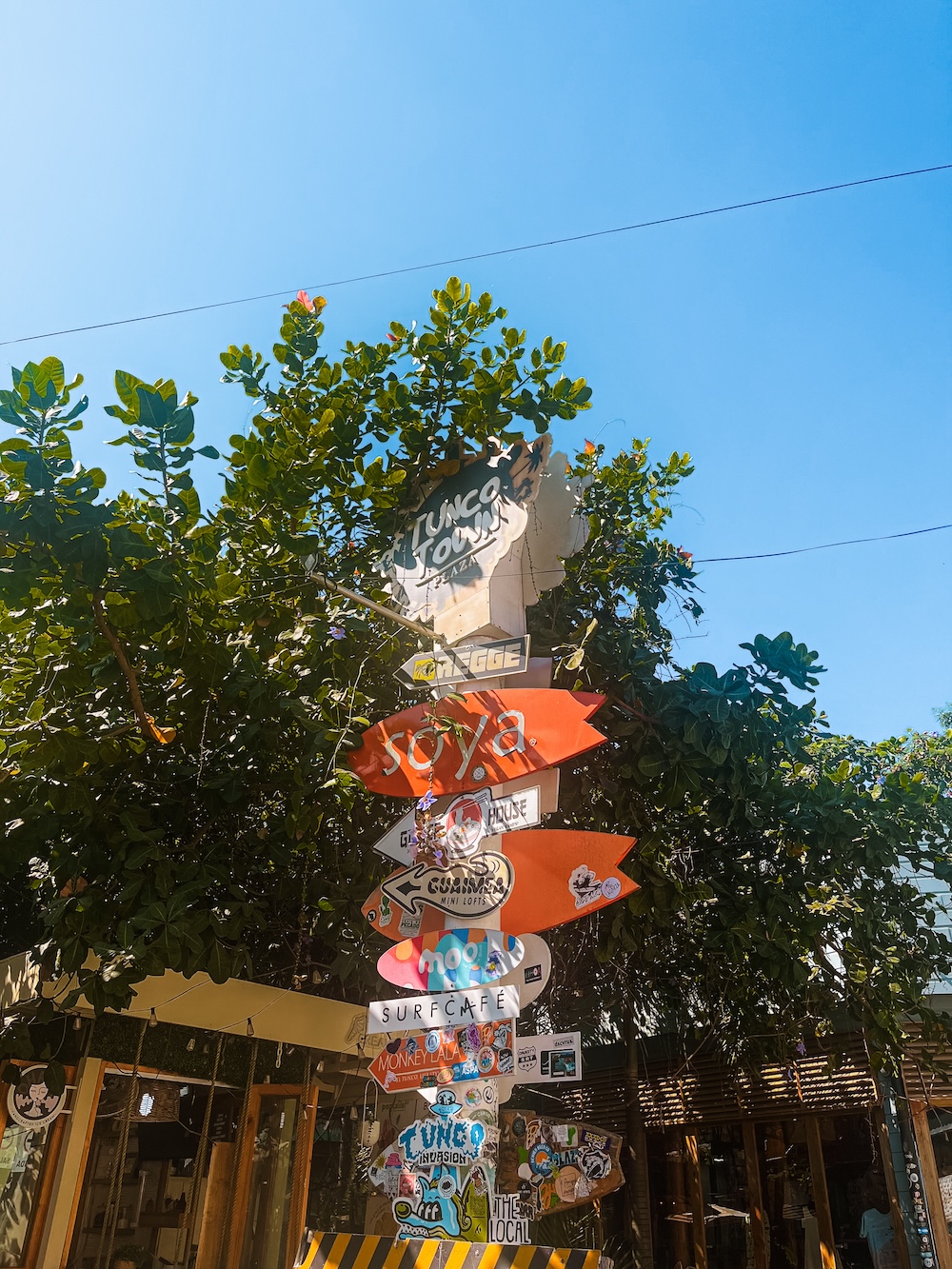 Straatbeeld El Tunco