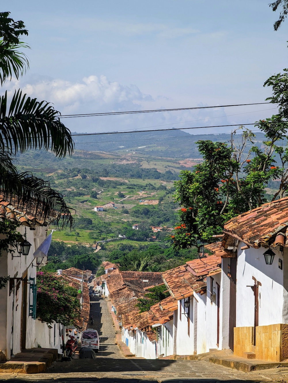 Straatje Barichara Colombia