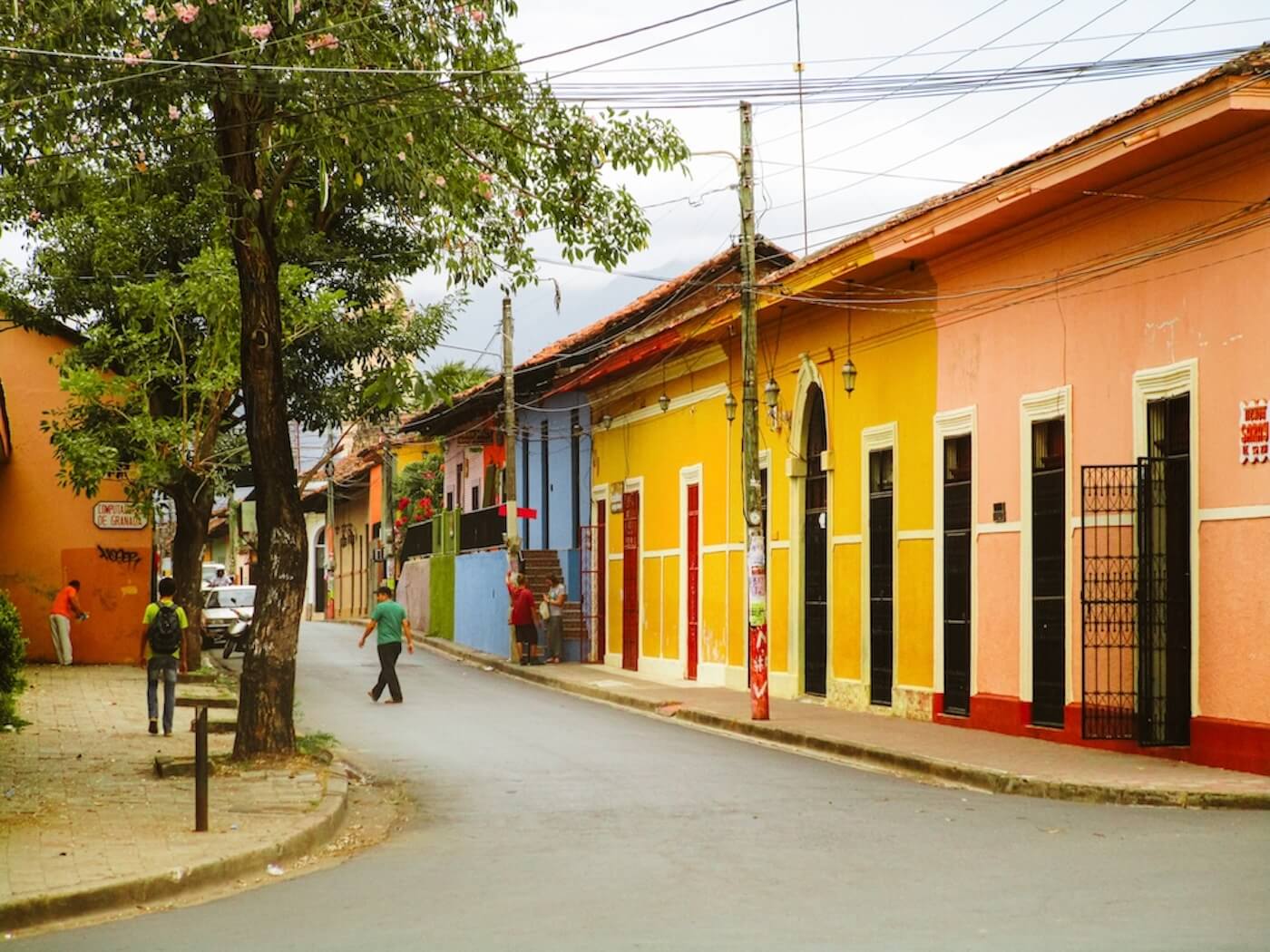 Straatje Granada Nicaragua