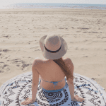 Strand ronde handdoek